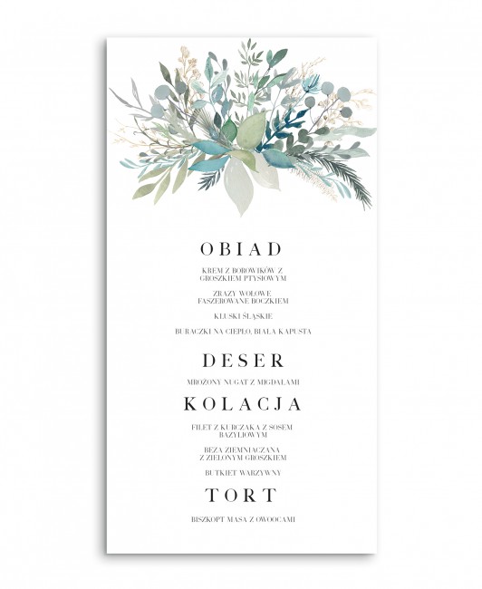 Menu weselne z morskimi...