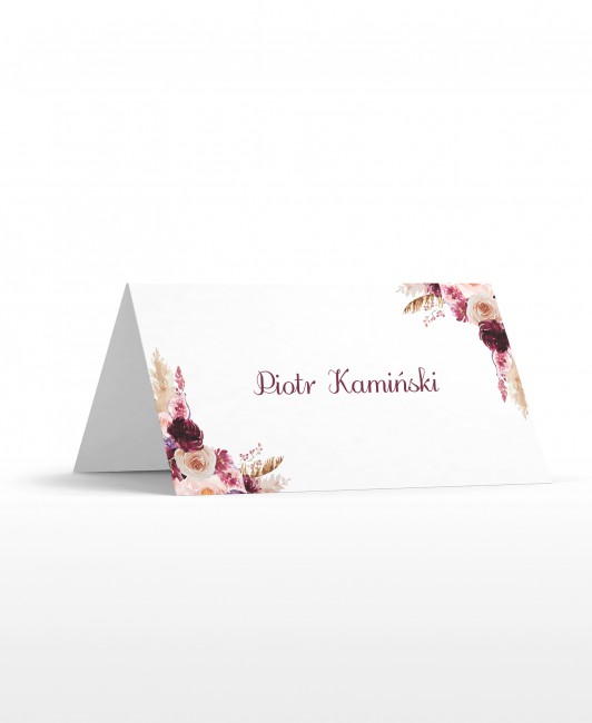 Winietka weselna w stylu boho