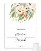 Składane zaproszenie ślubne...