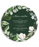 Menu weselne okrągłe -...