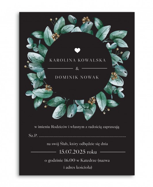 Zaproszenie ślubne...