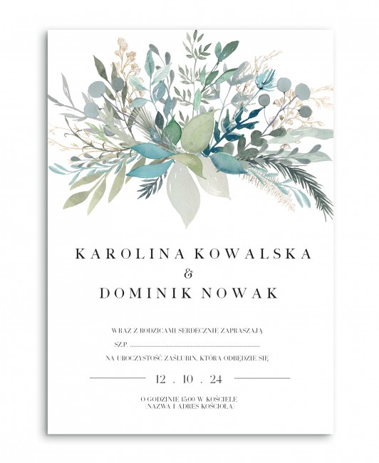 Zaproszenie ślubne z...