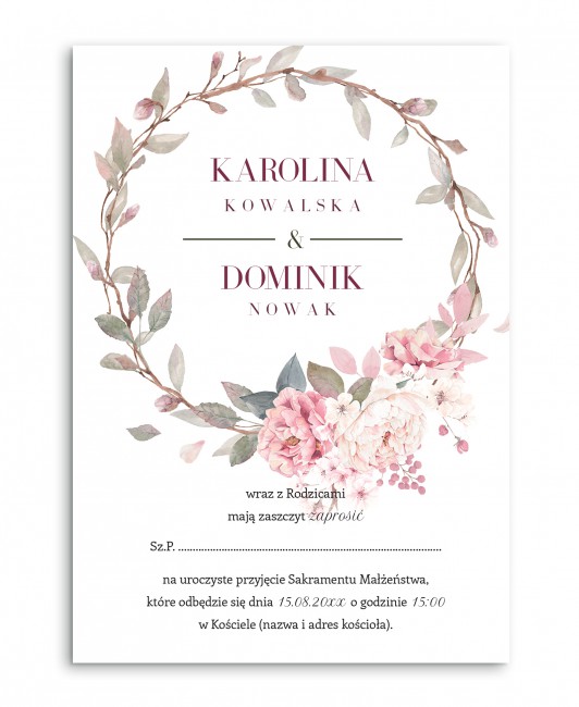 Klasyczne zaproszenie...