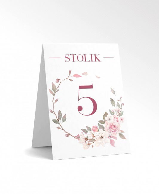 Numer na stół weselny -...