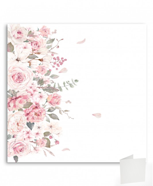 Zaproszenie ślubne składane...