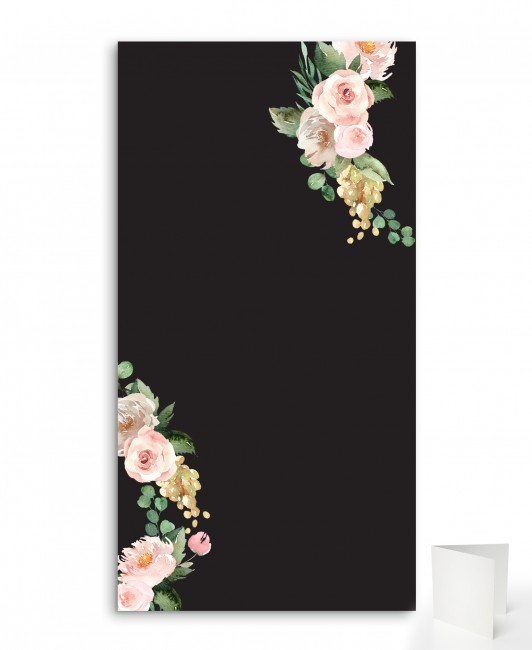 Menu weselne z malowanymi...