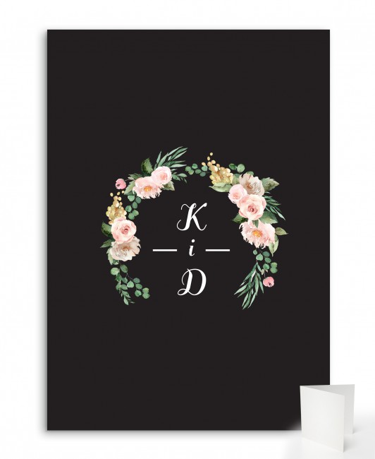 Zaproszenie ślubne składane...