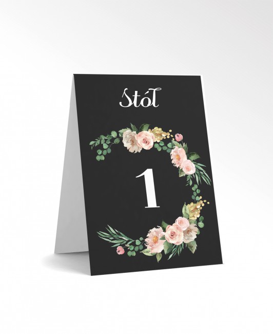 Numer stolika klasyczny z...