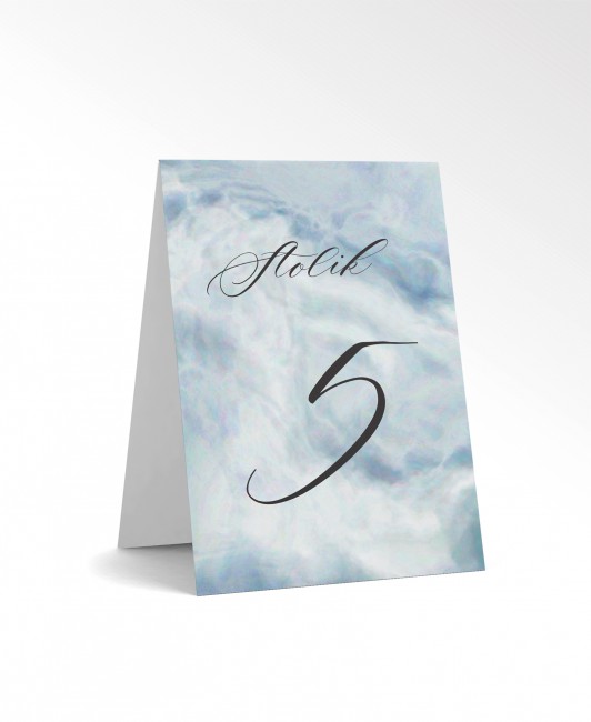 Numer stolika - malowane niebo