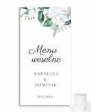 Menu weselne składane -...