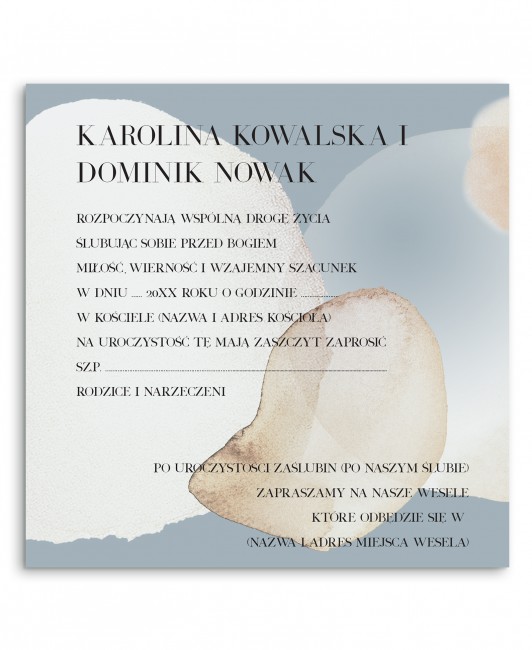 Zaproszenie ślubne...