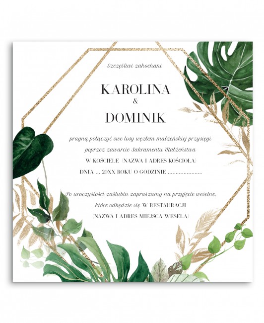 Zaproszenie ślubne...