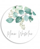 Menu weselne okrągłe z...