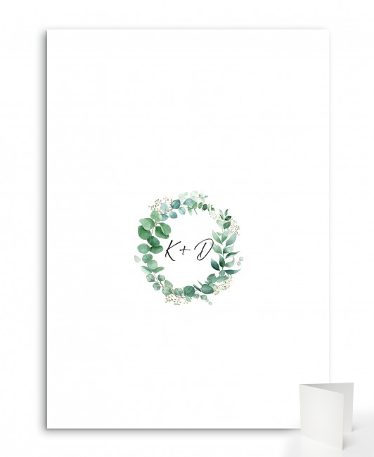 Zaproszenie ślubne składane...