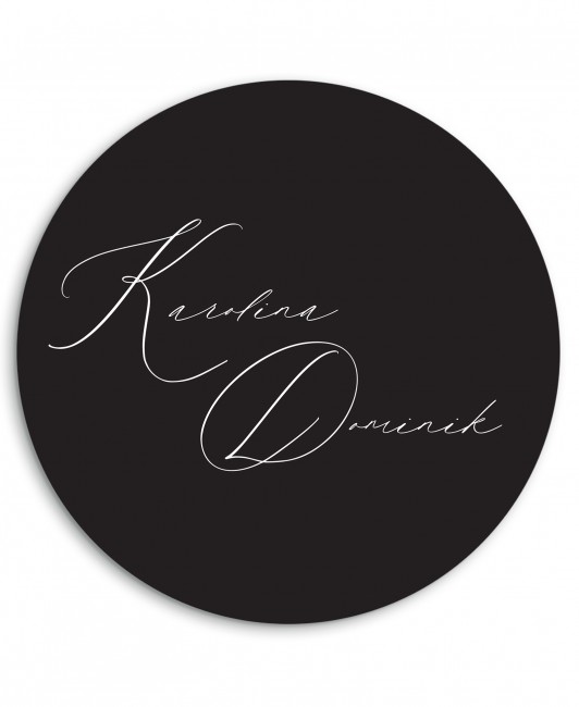 Menu weselne okrągłe w...