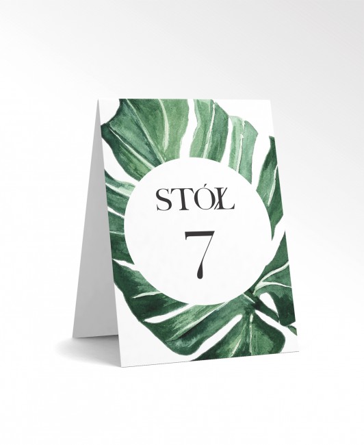 Numer stolika w stylistyce...