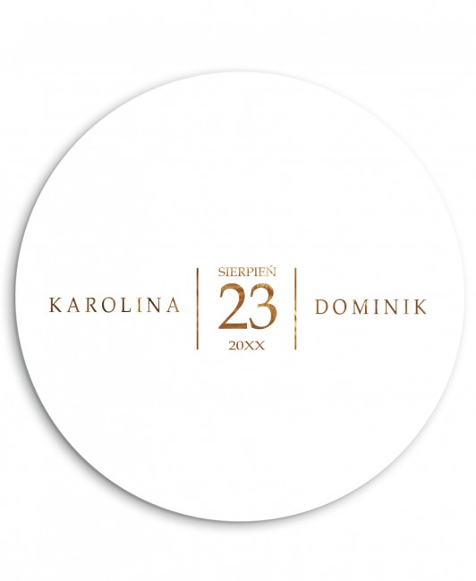 Złocona zawieszka na...