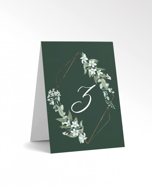 Numer na stolik weselny w...