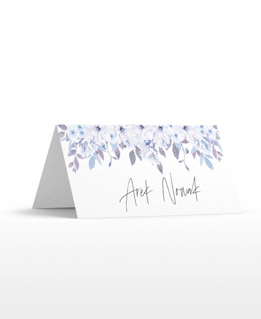 Winietka weselna z błękitną...
