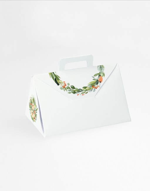 Ślubne pudełko-winietka z...