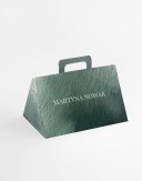 Ślubne pudełko-winietka w...