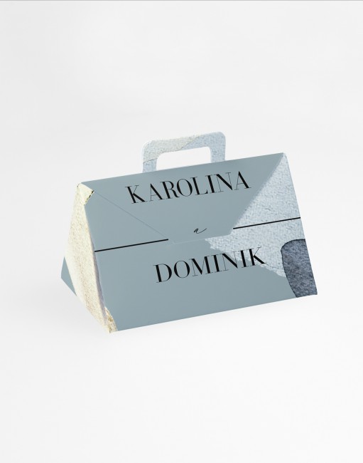 Ślubne pudełko-winietka...