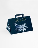 Ślubne pudełko-winietka ze...