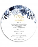 Menu weselne okrągłe -...