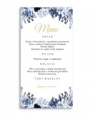 Menu weselne z malowanymi...