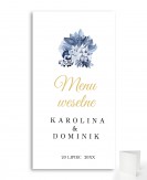 Menu weselne z malowanymi...