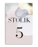 Składany numer stolika -...