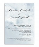 Zaproszenie ślubne z kalką...