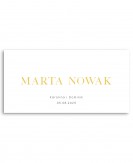 Winietka weselna - biało-żółta