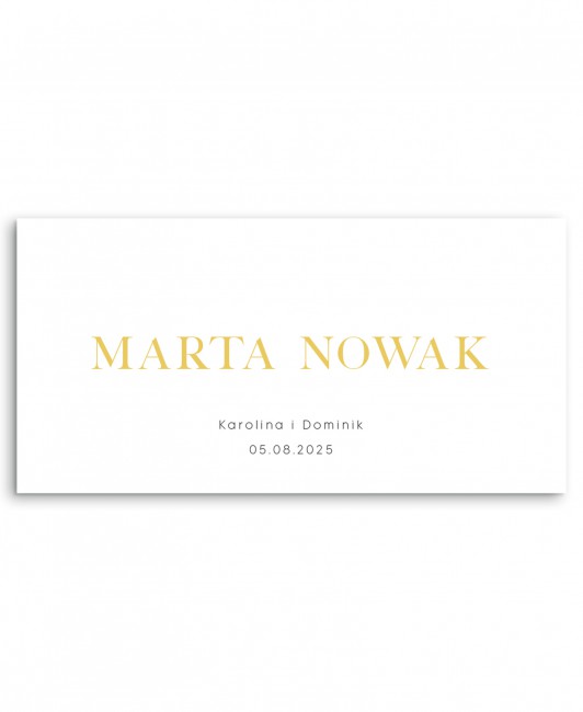 Winietka weselna - biało-żółta