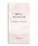 Menu weselne z kalką i...