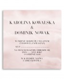 Zaproszenie ślubne...