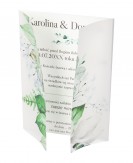 Zaproszenie ślubne z kalką...