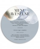 Menu weselne okrągłe -...