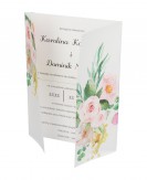 Zaproszenie ślubne z kalką...