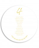 Okrągła karta z...