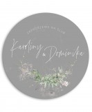 Zaproszenie ślubne okrągłe...