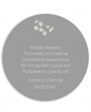 Zawieszka na alkohol szara...