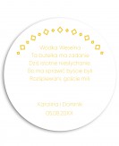 Zawieszka na alkohol biała...