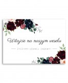 Tablica powitalna dla gości...