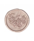 Lak ślubny z motywem liści