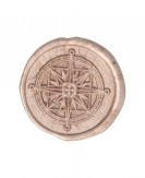 Lak ślubny z motywem podróżniczym - róża wiatrów