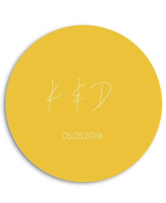 Zawieszka na alkohol żółta...