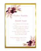 Zaproszenie ślubne z...