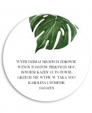 Zawieszka na alkohol biała...