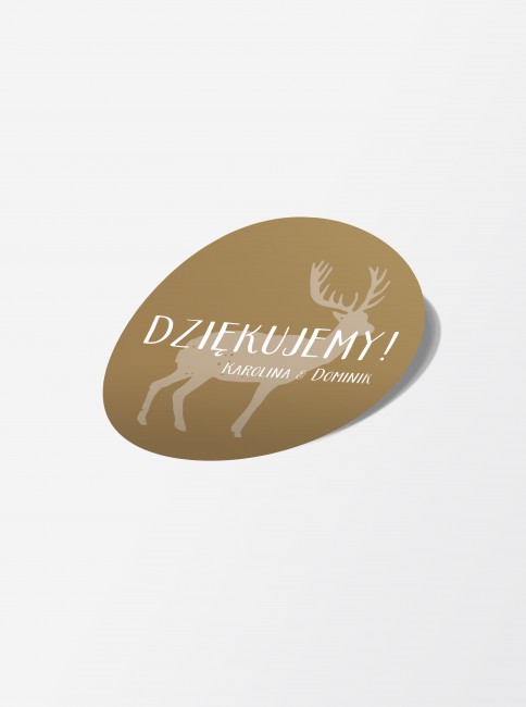 Naklejka ślubna -...